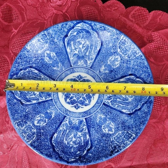 Antique Blue China Transferware Plate 8.5" Near Mint Condition. Only few spots - Picture 11 of 11